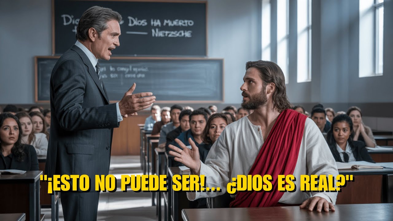 UN PROFESOR ATEO DESAFIÓ A DIOS EN CLASE... Y JESÚS LE RESPONDIÓ EN PERSONA