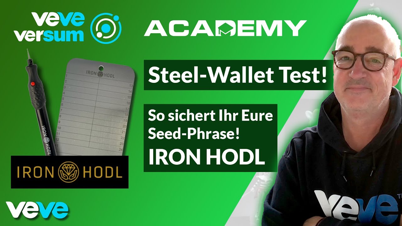 🇩🇪 VEVE | ECOMI • ACADEMY • Steel Wallet Test Part IV • IronHodl