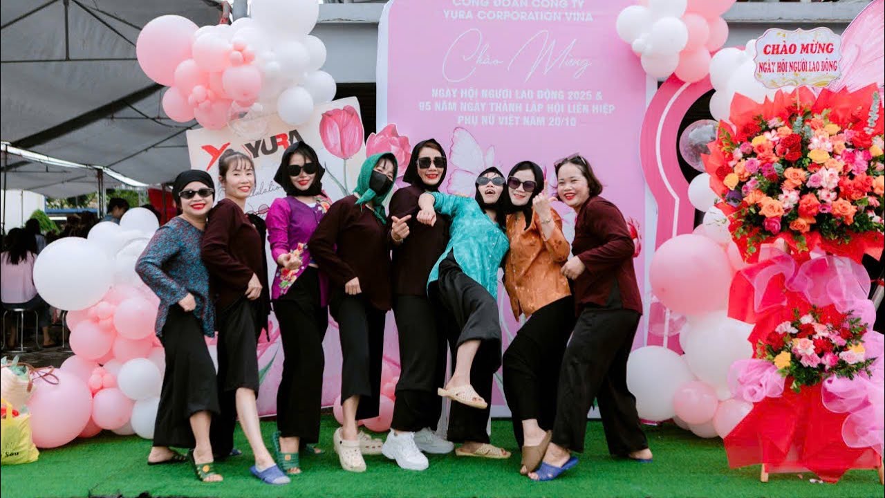 Bà già nhảy modentakink/ hội ce cty yura