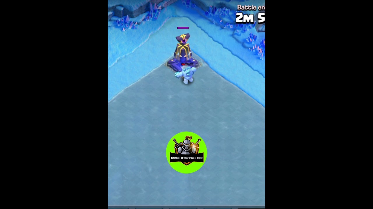 Ice🧊 golem vs monolith! clash of clans