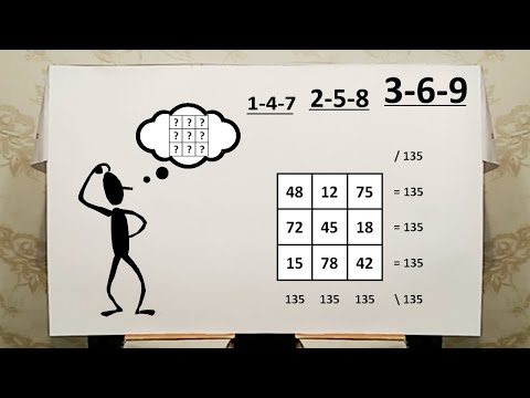 Видео: Сенсация! Магические квадраты по совершенной методике  (мастер-класс)