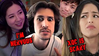 VALKYRAE AND FUSLIE ARE NERVOUS PLAYING WITH XQC FOR THE FIRST TIME - WITH PETERPARK AND NATSUMI