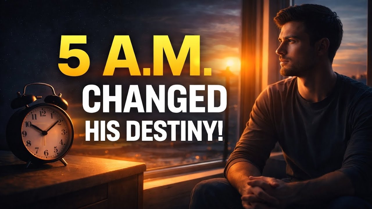 5 A.M. Discipline Changed His Fate | A Poor Man’s Morning Habit That Rewrote His Life 