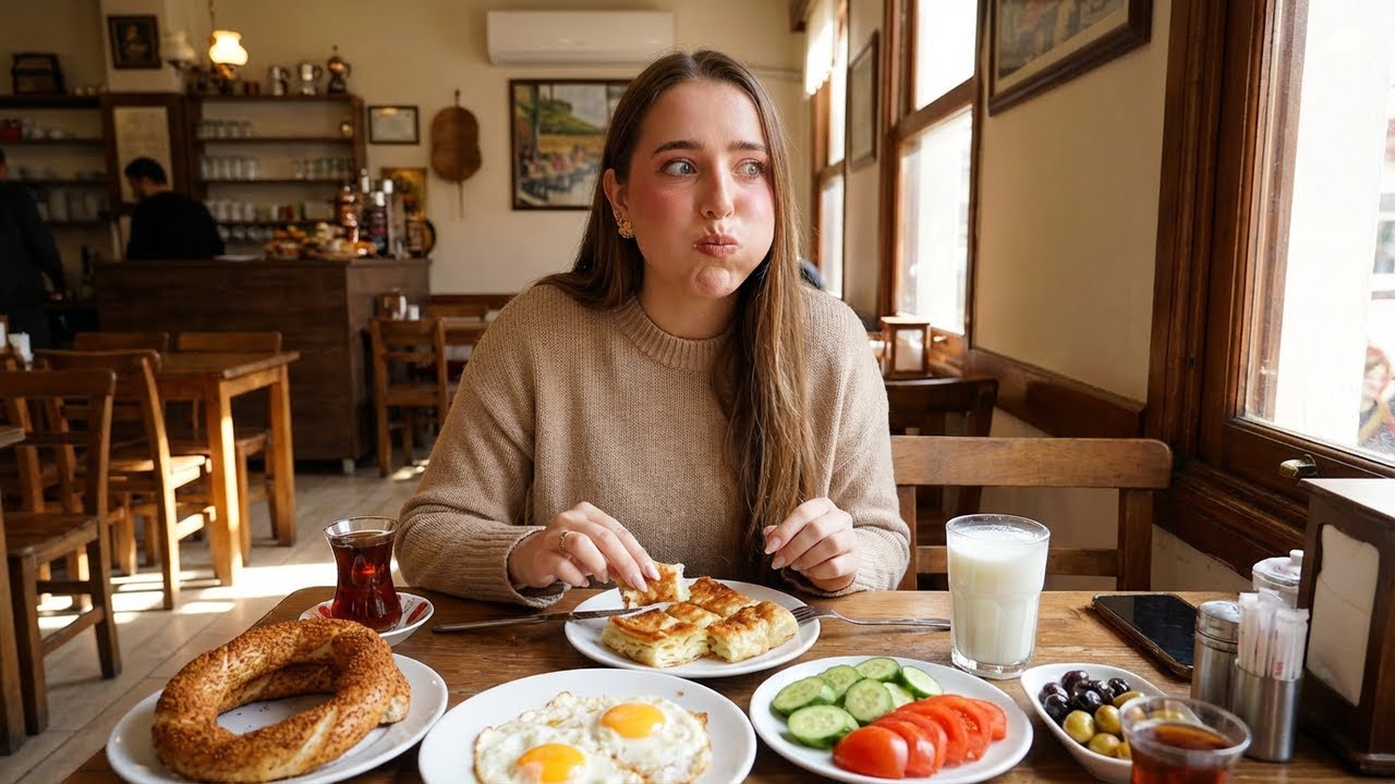 Así es un Desayuno Turco REAL – ¡Nunca había visto tanta comida en mi vida!