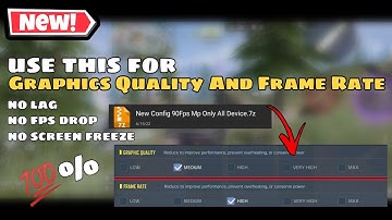 *NEW* Graphics Quality And Frame Rate Using This Config| No Lag , Fps Drop And Screen Freeze | CODM