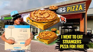 I Went To Eat Strangers Pizza For Free And Ran Away Happy