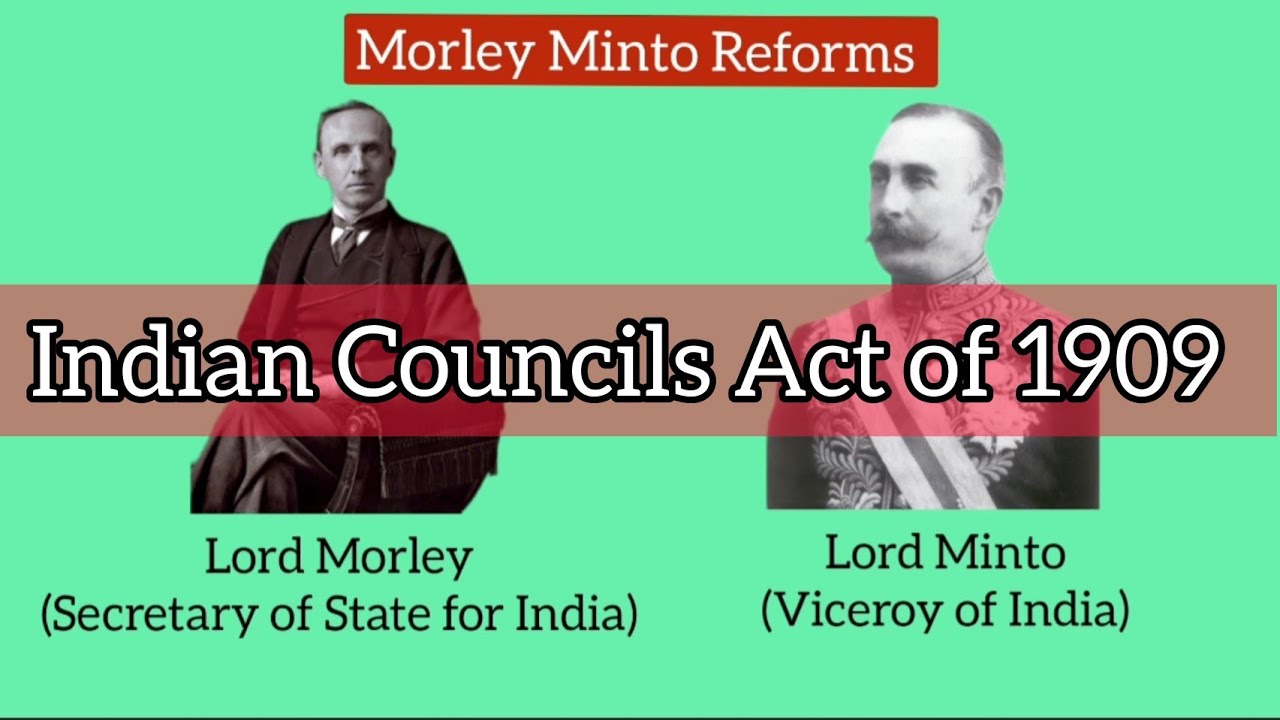 Indian Polity Capsules | Indian Councils Act of 1909 | Dumbfound360°