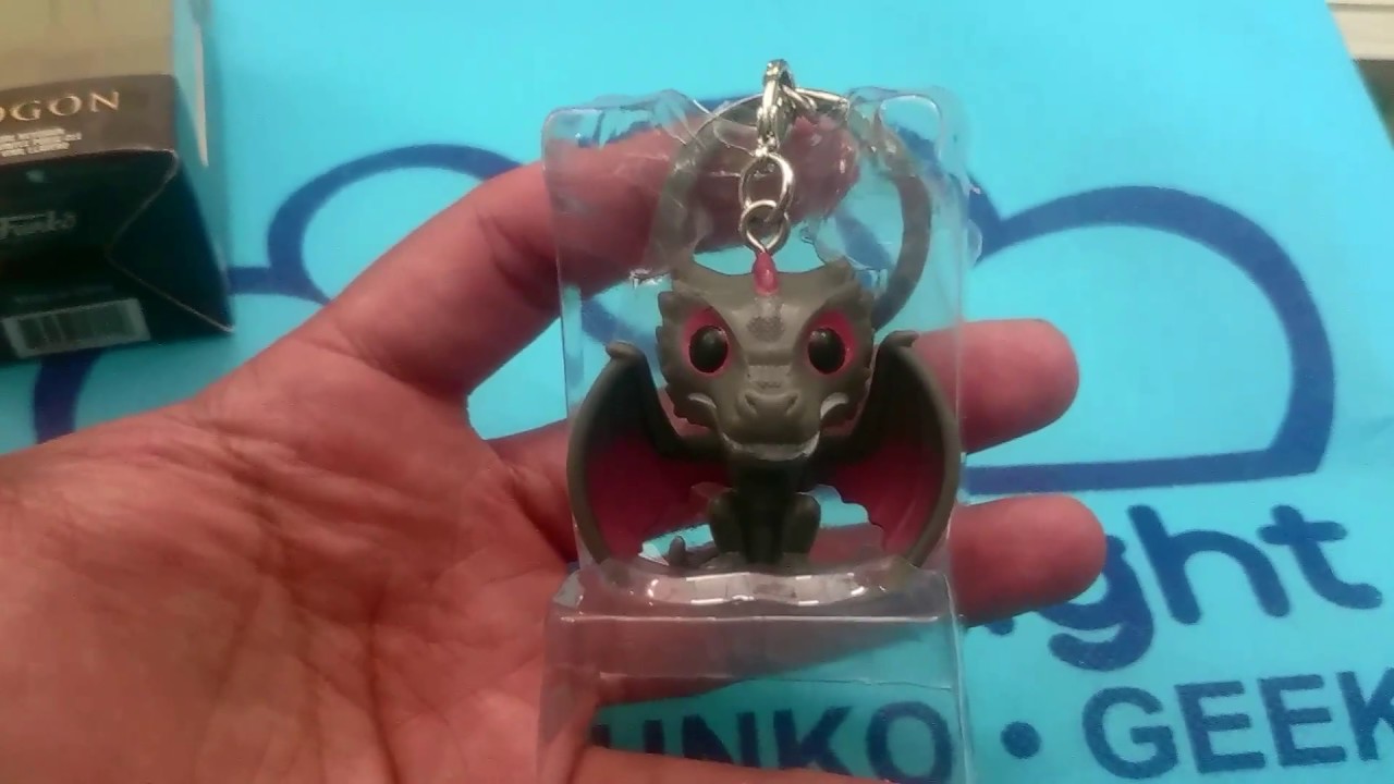 drogon funko pop keychain