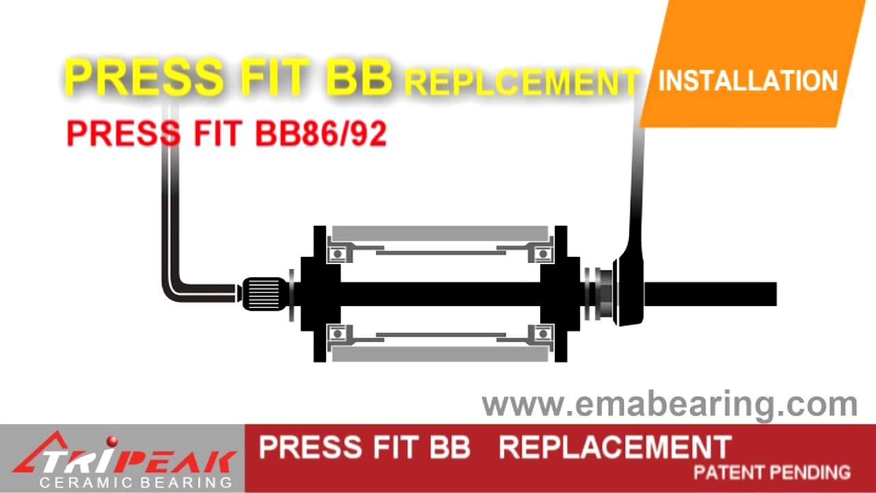 Tripeak Bearing 86 92 Reaplcement By Tripeak Bearing Tool Youtube