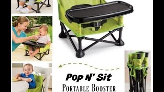 POP N SIT PORTABLE BOOSTER SEAT REVIEW