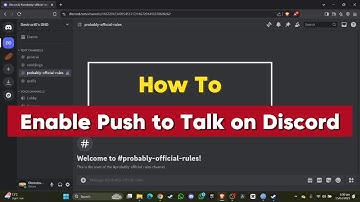 How To Enable Push To Talk On Discord (Full Guide) 2025