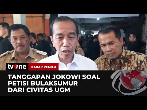 Respon Jokowi soal Petisi dari Civitas UGM | Kabar Pemilu tvOne