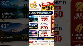Led tv offer price ₹7750 #hdtv  #trending #trendingreels #automobile #tvprice #wholesale
