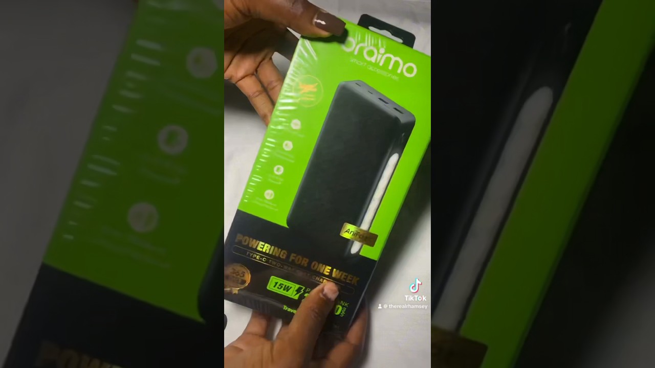 Unboxing oraimo 27000mah Traveler 3Lit powerbank 