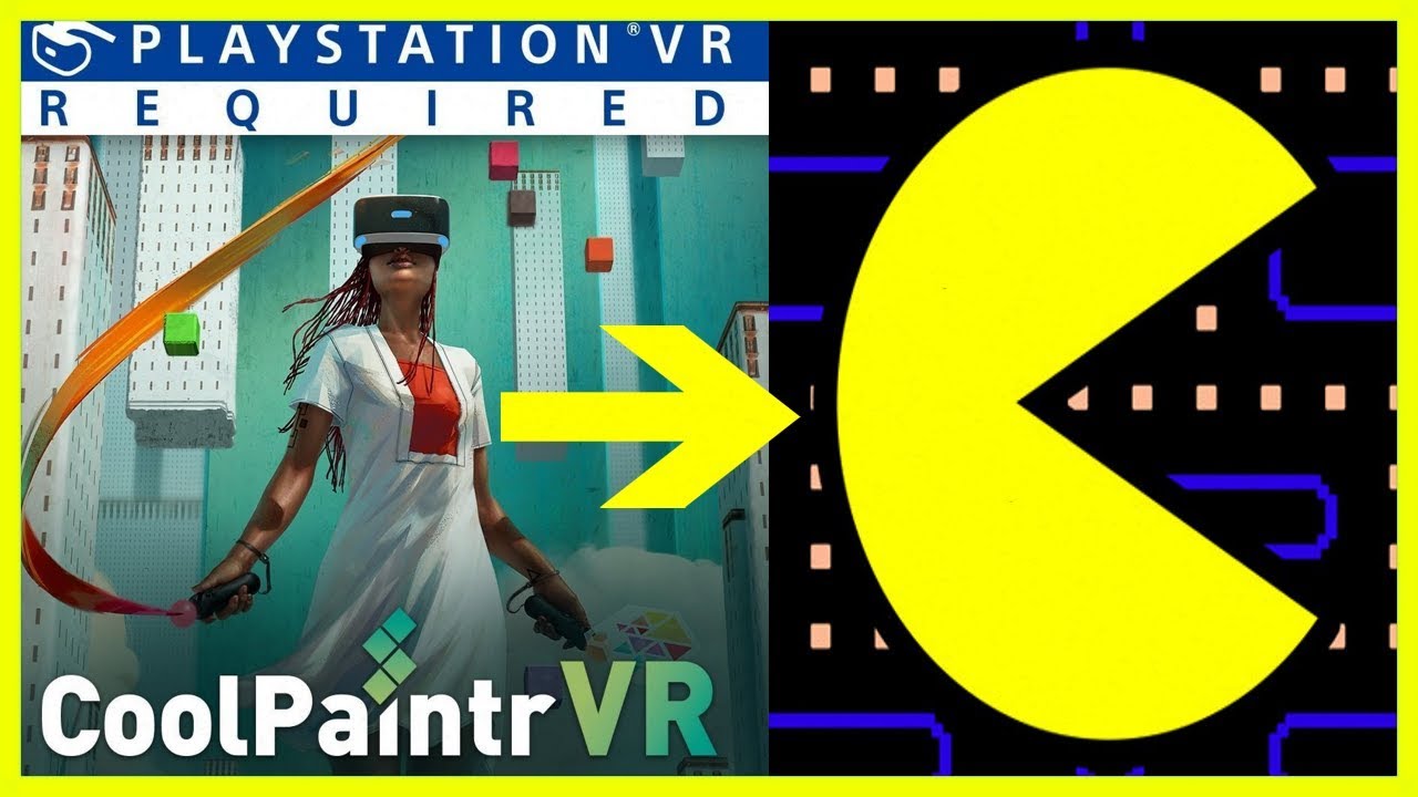 CoolPaintr VR PS4 Making Pac man! YouTube