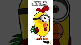 How to Draw Minions 2 - Chicken Stuart (Speed Drawing)