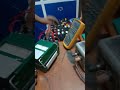 Callibration of measuring instrument.
