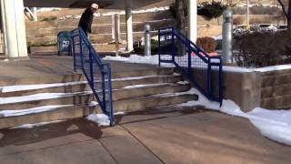 first kickflip down a 4 set