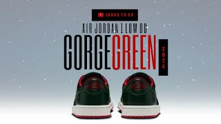 BLACK GORGE GREEN 2024 Air Jordan 1 Low OG DETAILED LOOK + RELEASE DATE