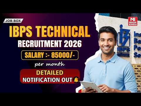 IBPS SO Recruitment 2026 | IT Officer Vacancy | Notification, Eligibility & Selection Process!