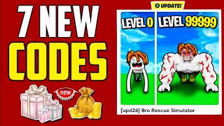 💫UPDATE ⚡NEW⚡Bro Rescue Simulator CODES IN JULY 2025-Bro Rescue Simulator CODES