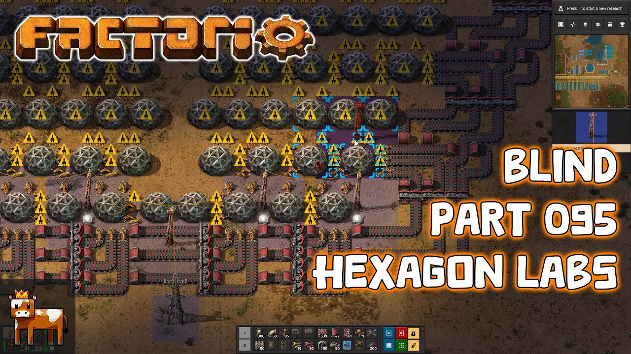 Idiot Plays Factorio - Part 095: Hexagon Labs