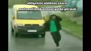 matematik öğretmeni yolda görmek