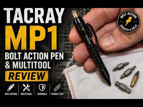 This Tiny Bolt Action Pen Does Way More Than You Think!  |  Tacray MP1 Review