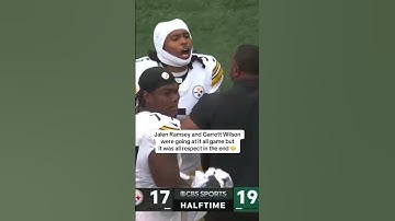 Jalen Ramsey and Garrett Wilson were competing until the end #shorts