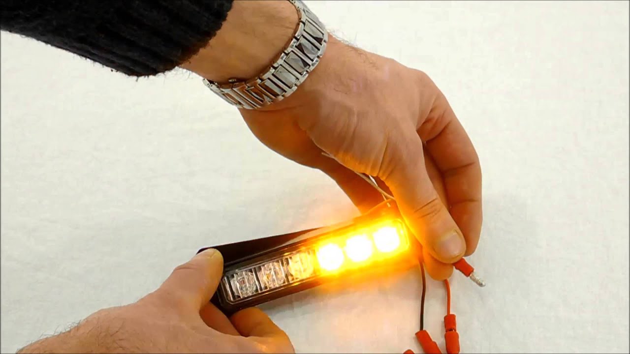 LED Orange Lampe Stroboscopique Feux de Pénétration 240 LED Flash  Clignotant Magnétique avec 7 modes de flash Utiliser pour Eclairage  Extérieur Avertissement