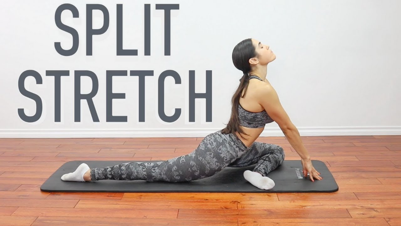 20 Minute Split Stretches | How To Get Your Front Splits As A Beginner ...