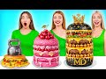 Rich vs Broke vs Giga Rich Food Challenge | Tasty Kitchen Hacks by Multi DO Smile
