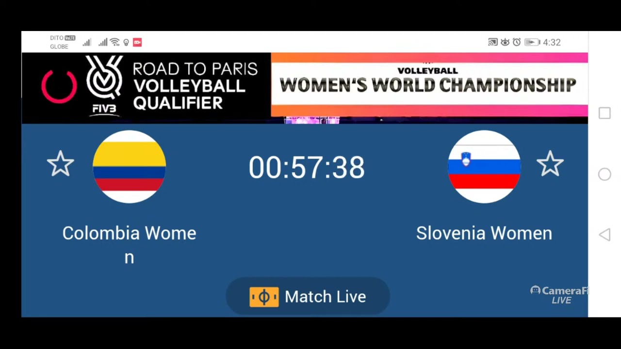 FIVB LIVE! COLOMBIA VS SLOVENIA 2023 FIVB VOLLEYBALL WOMENS OLYMPIC QUALIFIER ROAD TO PARIS