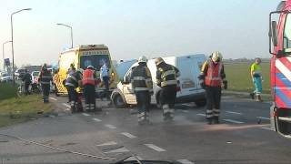 Ernstig ongeval aan de John F Kennedybaan - N625 in Oss.