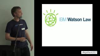 #legalhack2017 IBM Watson Workshop, Remko de Knikker