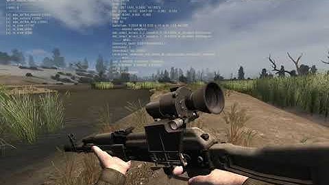 STALKER Anomaly AK74M with 1p29 pip scope WIP