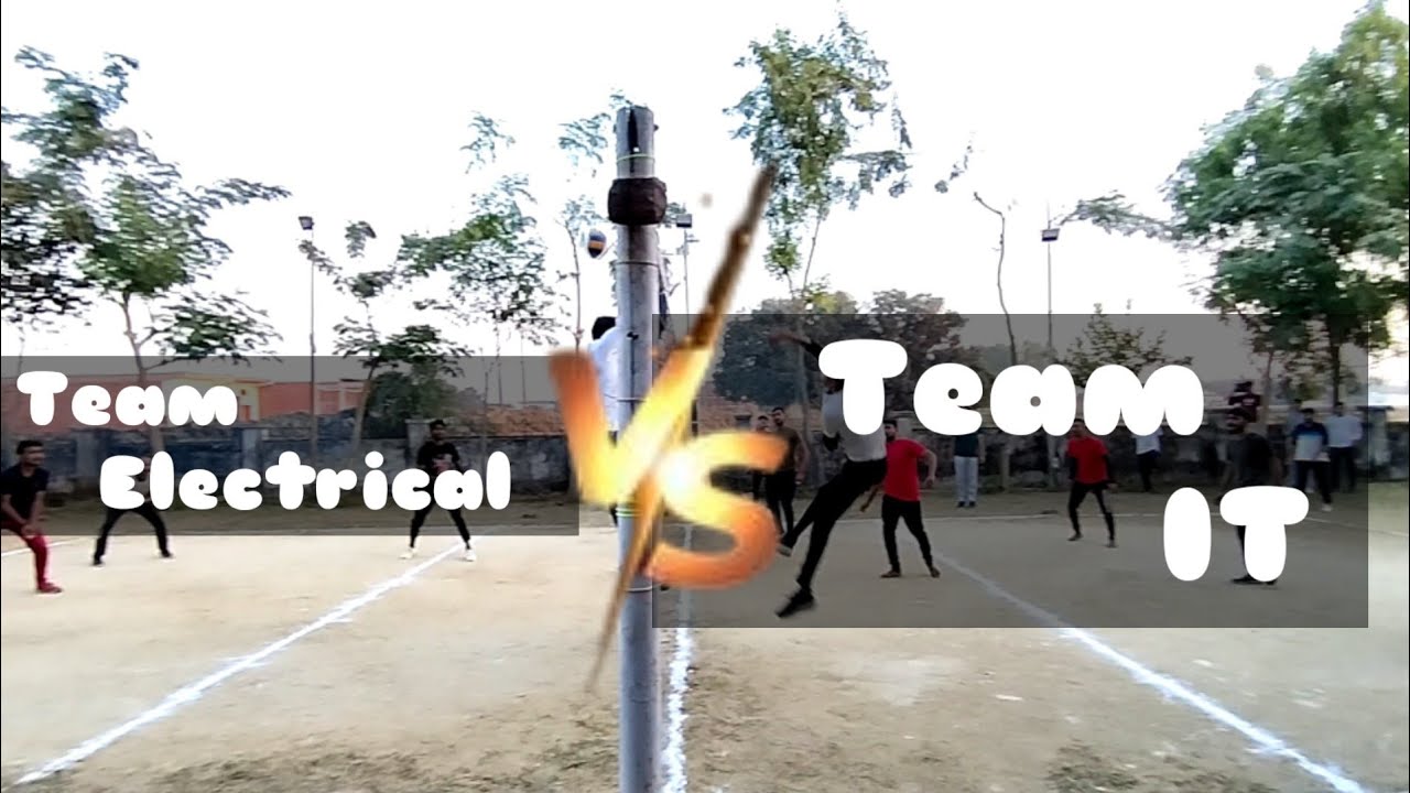 Information technology Vs Electrical Engineering || Interdepartment vollyball league|| 