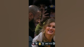 LeBron has spotted a fan 👀 #shorts