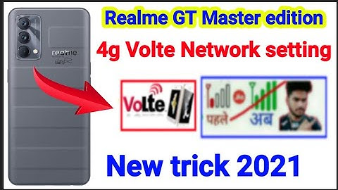 Realme gt master edition 4g to 5g volte network setting / how to solve network Realme gt master