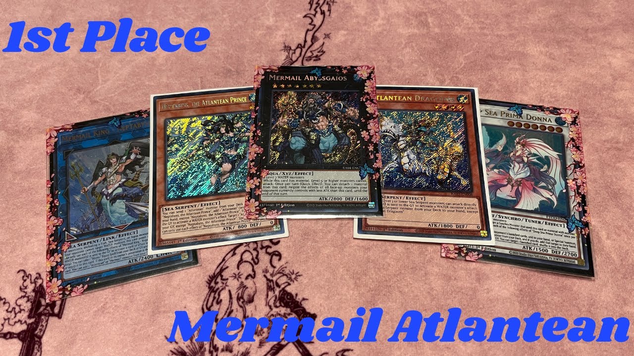 UNDEFEATED MERMAIL ATLANTEAN DECK PROFILE + PRIZE PACK OPENING!