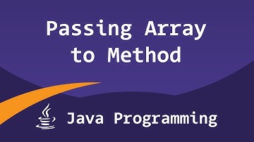 Passing, Returning Arrays To / from Methods in Java Programming Video Tutorial