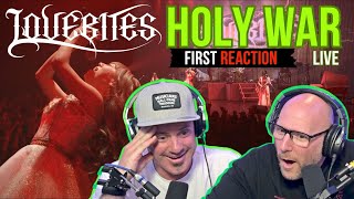 FIRST TIME HEARING LOVEBITES / Holy War [Live] | REACTION