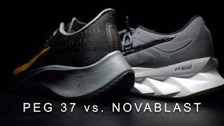 Nike Pegasus 37 vs Asics Novablast 