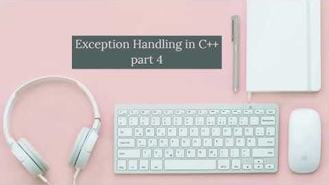 Exception Handling in C++ - Rethrowing the Exception