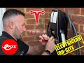 Electrician On-site: Tesla EV charger installation with MJ Electrical & Building Services