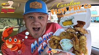 Carolina Fish Fry ⭐SEAFOOD FEAST | Flounder | Crab | Oysters | Scallops | Shrimp⭐ Food Review!!!