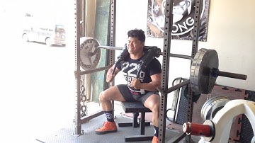 Weeks 2 Dynamic Effort SSB Box Squats