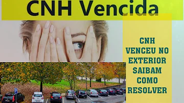 Como renovar a carteira de motorista no exterior?