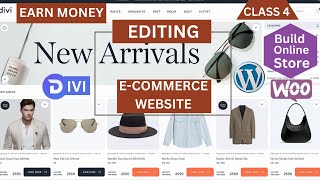 How to Editing Free E-Commerce Website in Divi Theme 2025 Class 4