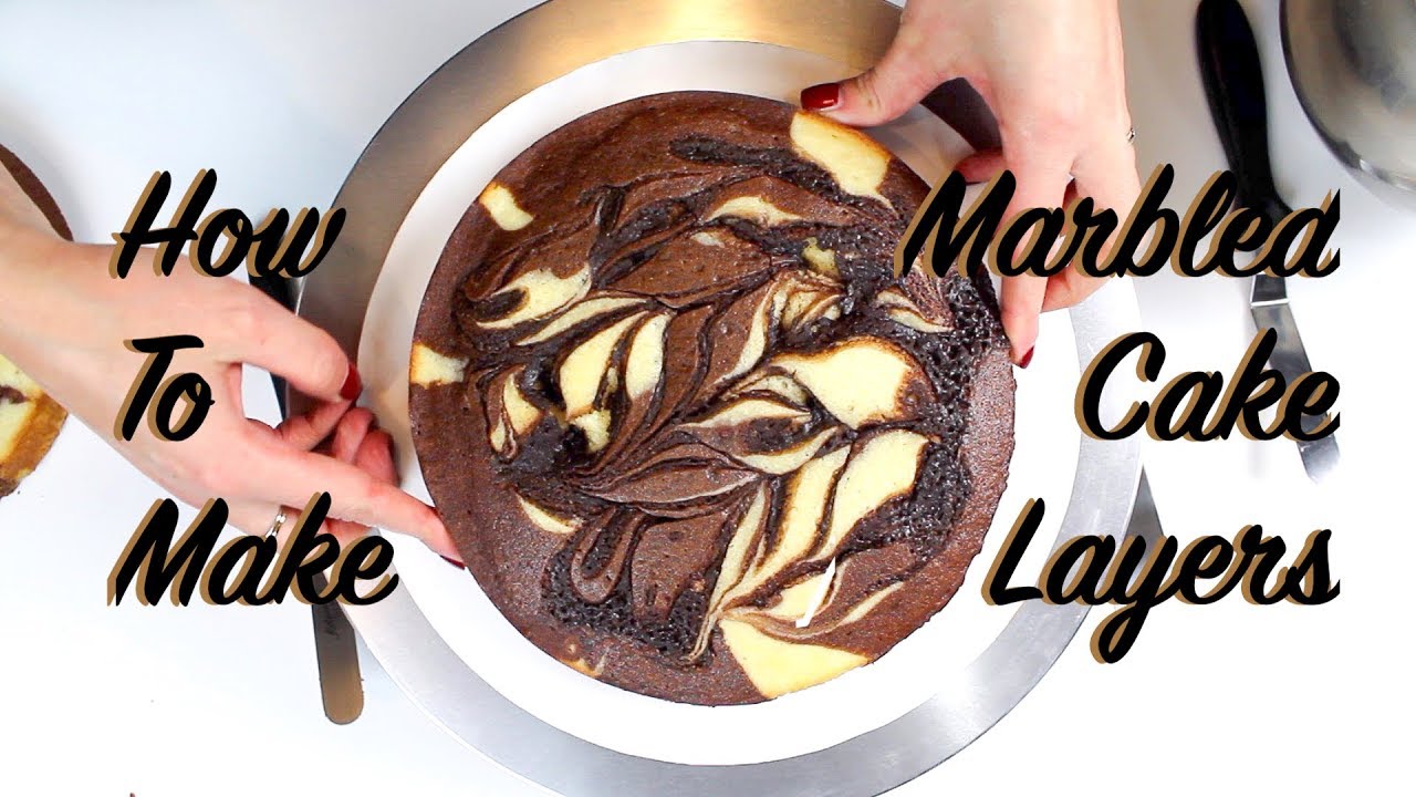 Marble Cake Recipe Tutorial CHELSWEETS YouTube